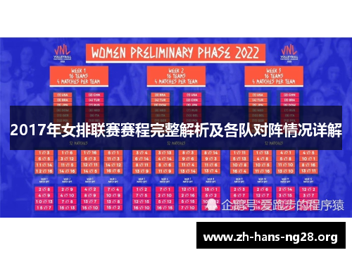 2017年女排联赛赛程完整解析及各队对阵情况详解