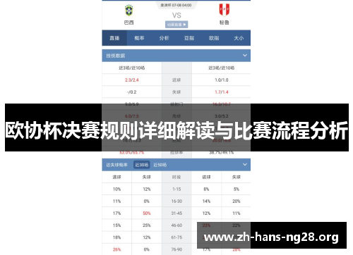 欧协杯决赛规则详细解读与比赛流程分析 欧协杯决赛规则详细解读与比赛流程分析